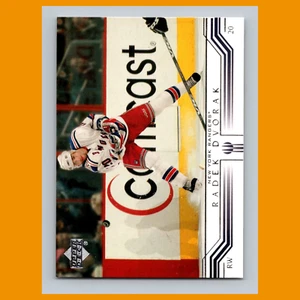 Tarjeta de hockey Radek Dvorak #116 2001 Upper Deck New York Rangers NHL CASI NUEVA - Imagen 1 de 3