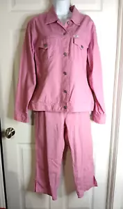 BLASSPORT Pink Size L Jacket 8 Capri Pants Set - Picture 1 of 19