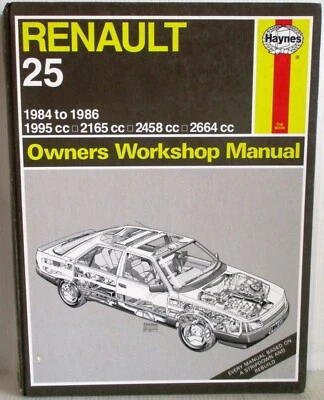 Haynes - Renault 25/1984-1986/ Propietario Manual de Taller Usado 127 - Imagen 1 de 4