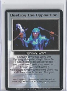 Babylon 5 CCG Promo DESTROY THE OPPOSITION Premier Edition Card BDC - Picture 1 of 2