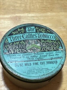 Vintage Three Caftles CASTLES Tabakdose Mild Fine Cut Tabak - Bild 1 von 13