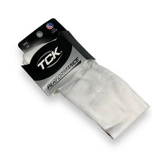 TCK Performance Athletic Socks White Size Large 9-12 1 Pair New - Picture 1 of 3