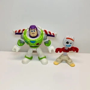 Imaginext Toy Story Buzz Light year & Forky Figures - Picture 1 of 10