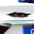 1× Black Peeking Monster Sticker Car Rear Trunk Bumper Window Decal Decoration