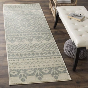 Safavieh Adirondack IVORY / SLATE 2' 6" X 6' Runner - ADR107S-26 - Picture 1 of 4