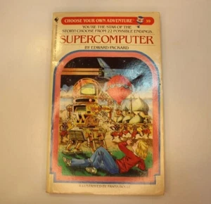 Choose Your Own Adventure Supercomputer #39 CYOA Edward Packard Vintage 1988 PB - Picture 1 of 14