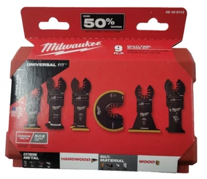 Milwaukee 49-10-9113 9-teiliges Multiwerkzeug-Klinge-Kit universal passend für Hartholz, Holz - Bild 1 von 6