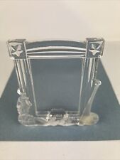 Vintage Princess House Moments of Pride Crystal Picture Frame Sports Germany