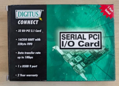 Scheda seriale PCI I/O 32 bit PCI 2.1 16C550 UART with 32Byte FIFO - Immagine 1 di 4