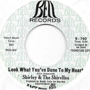 SHIRLEY & THE SHIRELLES Look What You've Done To My Heart northern soul 45 HEAR - Picture 1 of 2