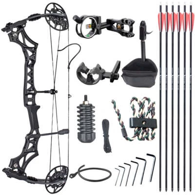 JX M128 compound bow 40-60# RH IBO340FPS Hunting Target - image 1 of 4