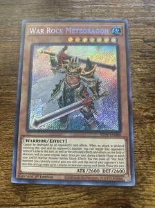 YuGiOh War Rock Meteoragon LIOV-EN088 Secret Rare 1st M/NM - Picture 1 of 1