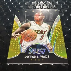 DWAYNE WADE 2013-14 Panini Select Clutch GOLD Prizm 3/10 SSP Rare JERSEY NUMBER - Picture 1 of 4