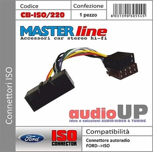 Connettore ISO radio originale per FORD Fiesta dal 2010 in poi. MASTERLINE - Foto 1 di 1