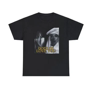 Does He Love You Heavy Cotton Tee, Reba McEntire, Linda Davis - Picture 1 of 11