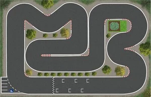 Pista de carreras Turbo Clean para Turbo Racing 1:76 150cm x 100cm  - Imagen 1 de 4