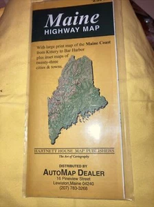 Maine State Highway 2003 Travel Road Map-Sealed! Never opened! Never used! - Picture 1 of 6