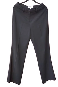 Phase Eight Patsy Seddon Black Tailored Smart Evening Work Trouser Size 12 Long - Picture 1 of 21