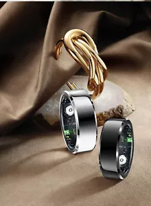Smart Ring Health Waterproof IP68 Finger Ring Monitor Heart Rate Fitness Unisex - Picture 1 of 16
