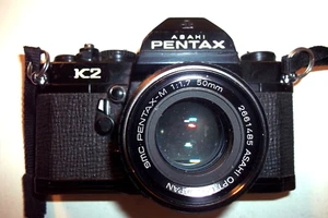 Pentax K2 Black 35mm Camera with SMC Pentax-M f1.7 50mm Lens. Tested. - Photo 1 sur 19