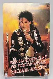 Michael Jackson Final Consert in Tokyo Dome Telefonkarte Japanisch 1990er - Bild 1 von 8