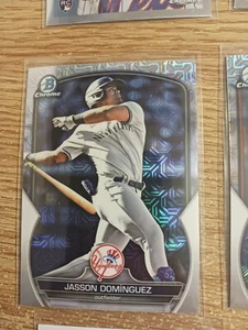 2023 Bowman Chrome Mojo #225 Jasson Dominguez Yankees - Spedizione combinata! - Foto 1 di 1
