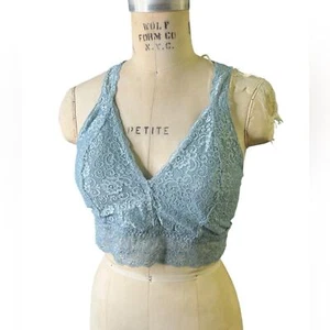 Bralette Soma XL Blau Spitze Racerback Neu Mit Etikett - Bild 1 von 4