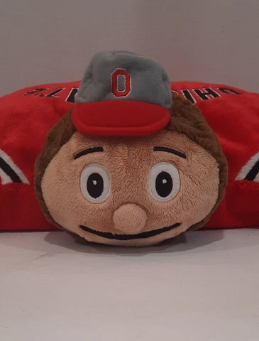 Ohio State Buckeyes Brutus Mascot Pillow Pets NCAA Plush Pillow Pet Cover