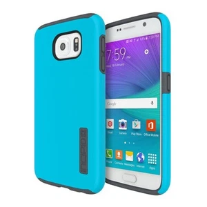 Incipio Samsung Galaxy S6 Dual PRO Case - Neon Blue / Charcoal - Bild 1 von 3