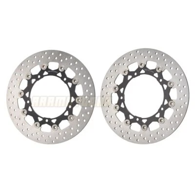 Discos de rotores de freno delanteros para Yamaha FZ6 2004-2009 XV1900 Raider 2008-2017 2009 Foto 1 de 3