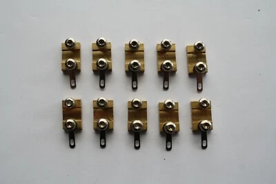 * 10 x Gleisanschluss Klemmen Spur G Gartenbahn von Bima-Modellbau TORX Schraube - Bild 1 von 3