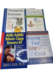 Stress Reduction Workbook for Kids: Mindfulness and Coping Strategies Book Lot - Picture 1 of 4