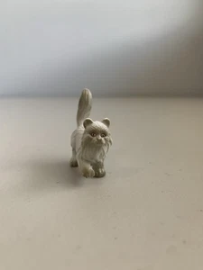 Mini Plastic Persian Cat Toy Figure Dollhouse Plastic Cute - Picture 1 of 4