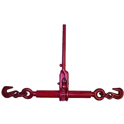 CM COLUMBUS MCKINNON Ratchet Binder, 3/8 in to 1/2 in, 9200 lb Working Load D48366 Steel Red