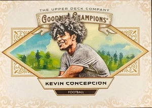 2025 Upper Deck Goodwin Champions Kevin Concepcion #89 Football Card NC State - Bild 1 von 2
