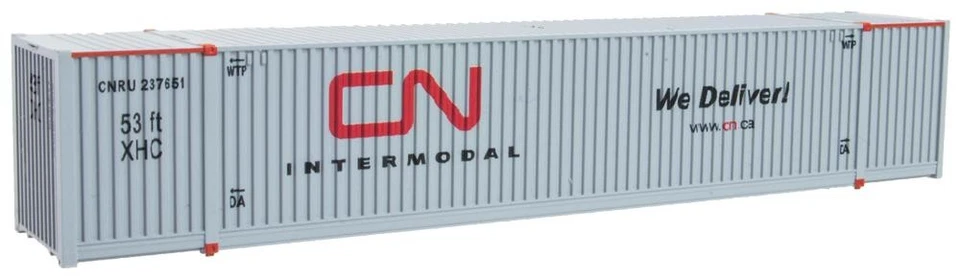 Micro-Trains 46900040 N CN CIMC 53’ Corrugated Dry Container # 237651 - Image 1 of 1