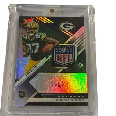 Romeo Doubs 2022 Panini XR 1/1 NFL Shield RPA RC - Image 1 of 3