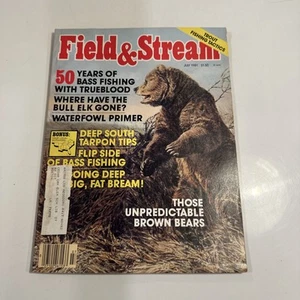Field And StreamMagazine July 1981  Deep South Tarpon Tips, Brown Bears, Elk - Picture 1 of 11