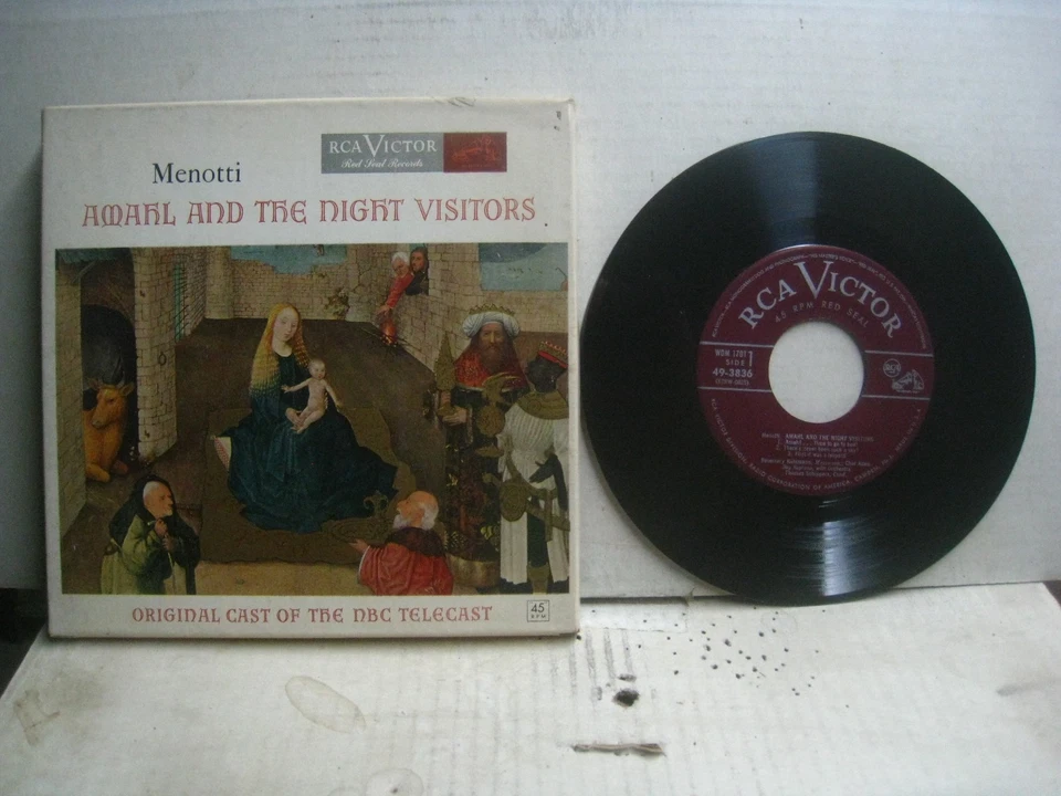 Menotti Amal and the Night Visitors *RCA Victor WDM 1701 (4) 45 rpm mono - Image 1 of 1