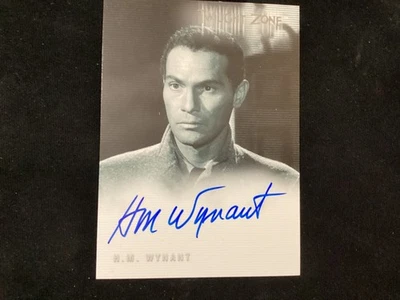 TWILIGHT ZONE A-52 H.M. WYNANT AUTOGRAPHED CARD - Image 1 of 2