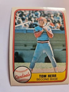 1981 FLEER TOM HERR #550 NM - Picture 1 of 1