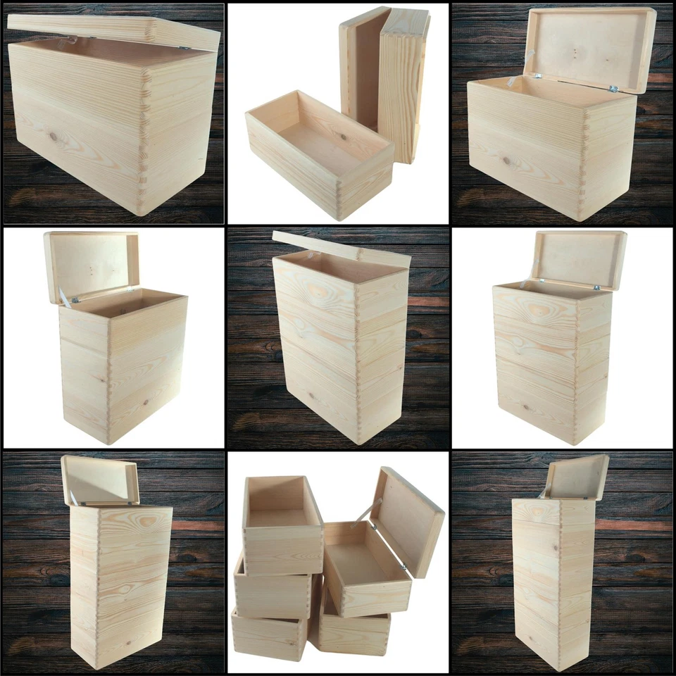 Long Narrow Wooden Boxes Under-desk Countertop Kitchen Bathroom Stack Containers - Image 1 of 1