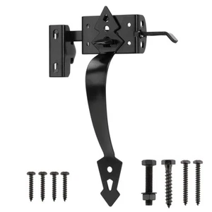 Thumb Gate Latch Hardware for Wooden Fence Heavy Duty, Self Closing Door Latc... - Picture 1 of 8