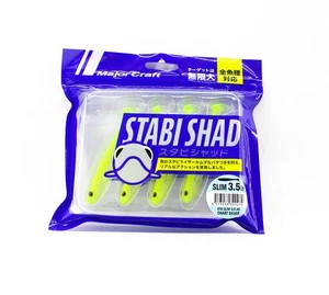 Major Craft Soft Plastic Lure 3.5 Inch Stabi Shad STB-SLIM3.5 005 (0274) - Picture 1 of 5