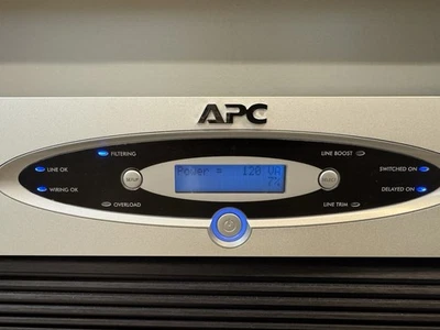 APC Home Theater Power Conditioner H15 Silver with Power Cord - Image 1 of 3