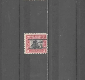 CALIFORNIA Precancel on 2-cent Norse American Commemorative - Montague 734 - Picture 1 of 1