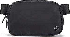 Riñonera bidireccional con cremallera de nailon en todas partes bolsa de cinturón para mujer, repelente al agua con - Imagen 1 de 34