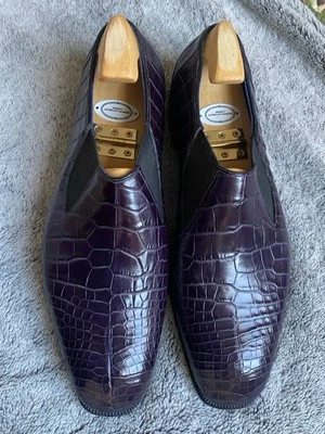 Zapato de cocodrilo a medida George Cleverly. Similar a US 9,5 ancho C Foto 1 de 4