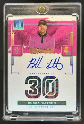 2024 Impeccable LIV Bubba Watson Impeccable Greens Auto Autograph #4/30 - Image 1 of 2