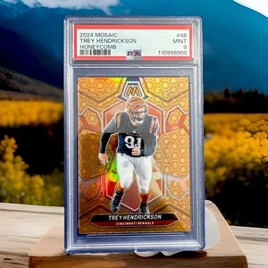 TREY HENDRICKSON 2024 PANINI MOSAIC - HONEYCOMB PRIZM #48 PSA 9 - Picture 1 of 3
